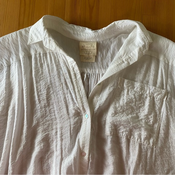 NWOT Free People Oversized Shirt Dress - Picture 5 of 16